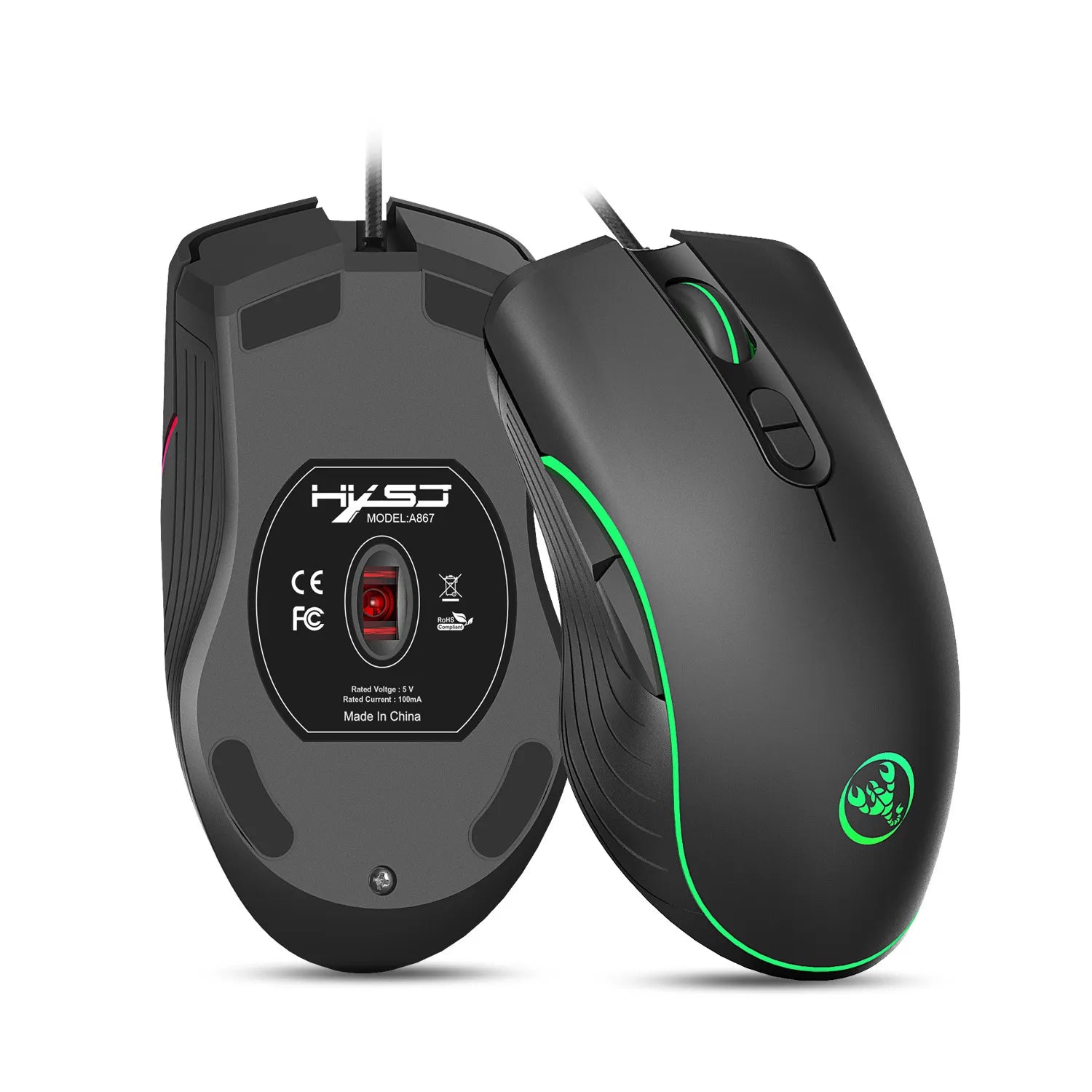 DELUXM800 Ultra-light Ergonomic Wireless Gaming Mouse